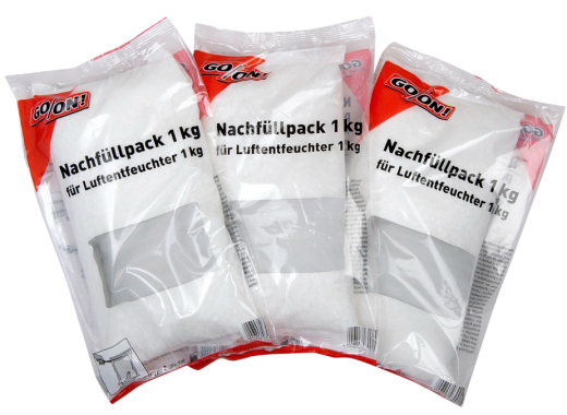 GO/ON Luftentfeuchter Nachfülpaket, 3x1,0Kg  030922